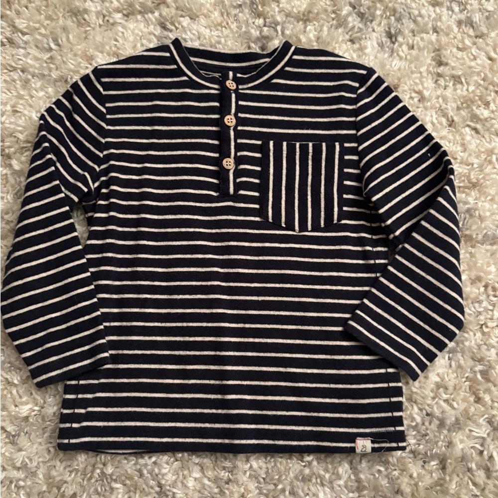 NWOT Me & Henry Striped Navy and White Shirt - 2/3 Years